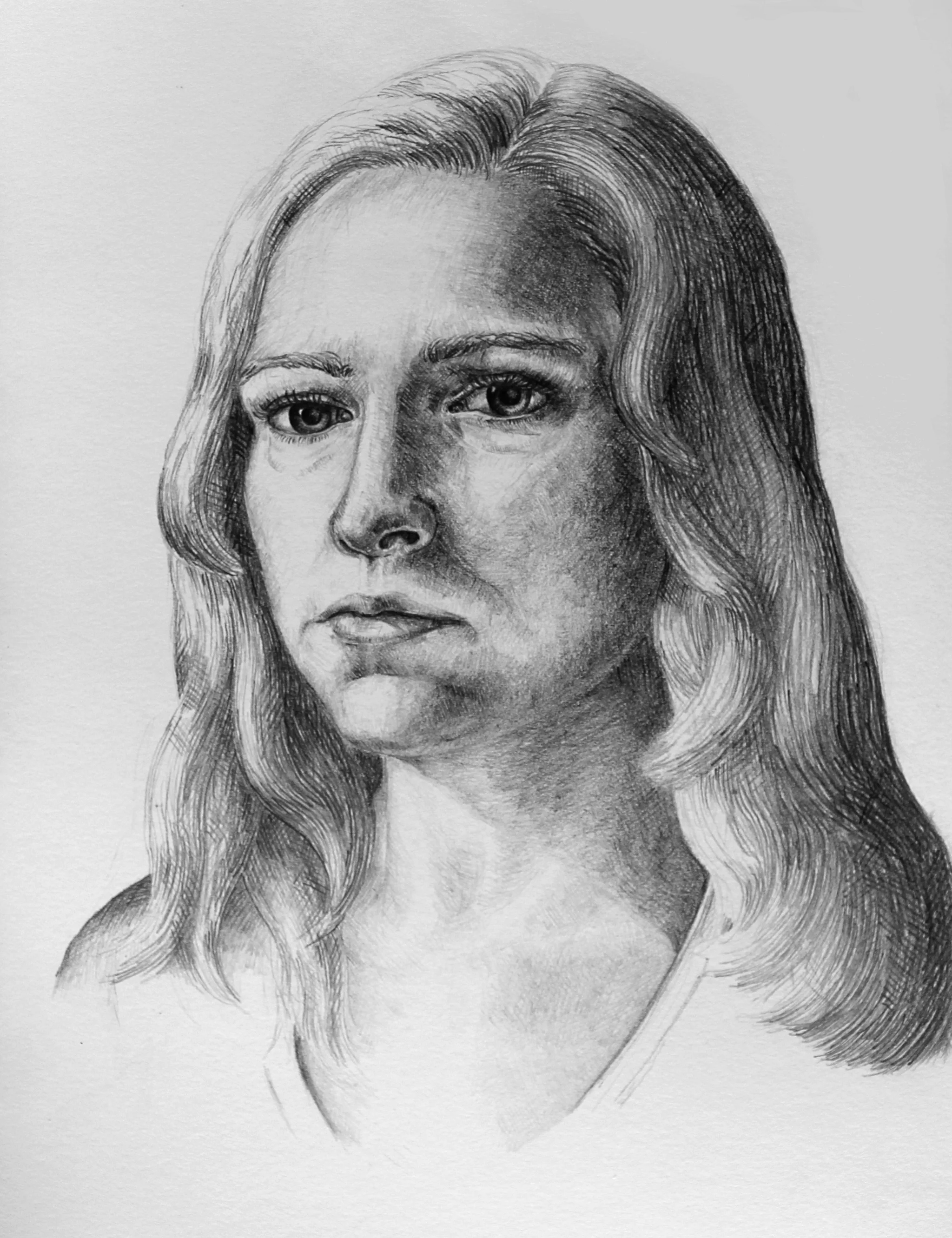 Das Bild "Ohne TitelIII" Bleistift auf Papier 2015.